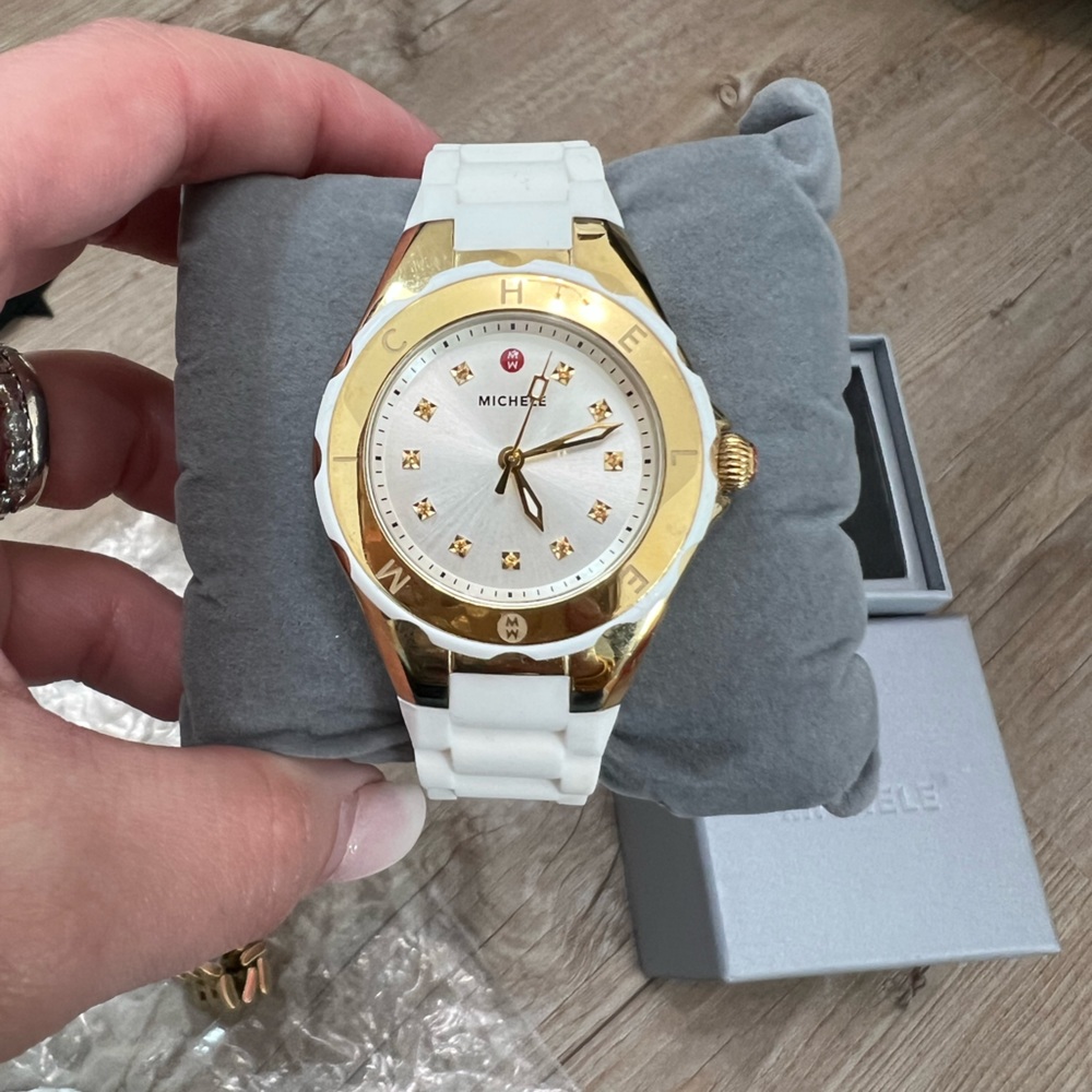 Michele Movement Watch White